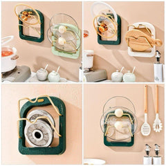 Kitchen Pot Cover Rack